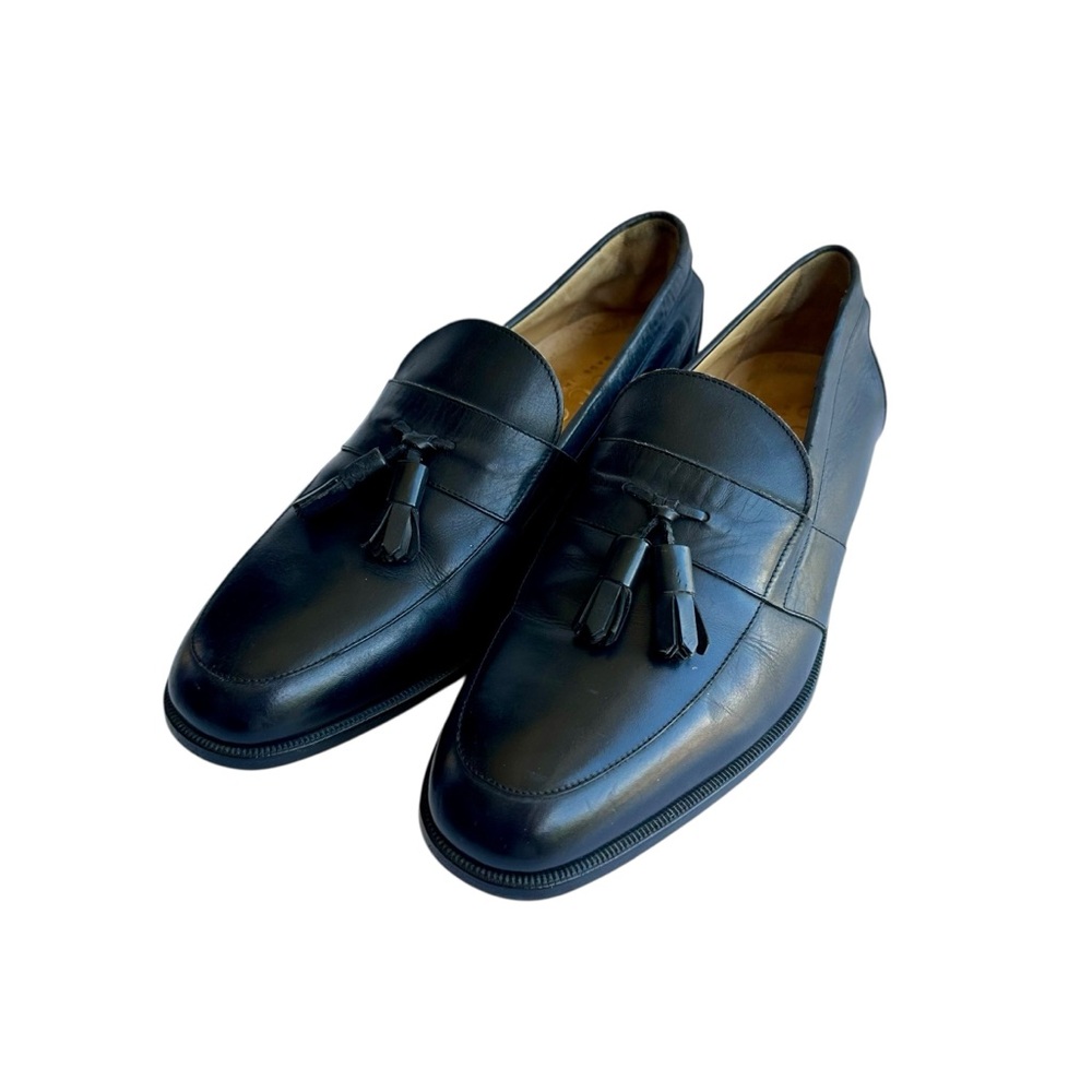 Gucci Vintage Leather Tassel Accent Loafers Men’s 8 Women’s 10